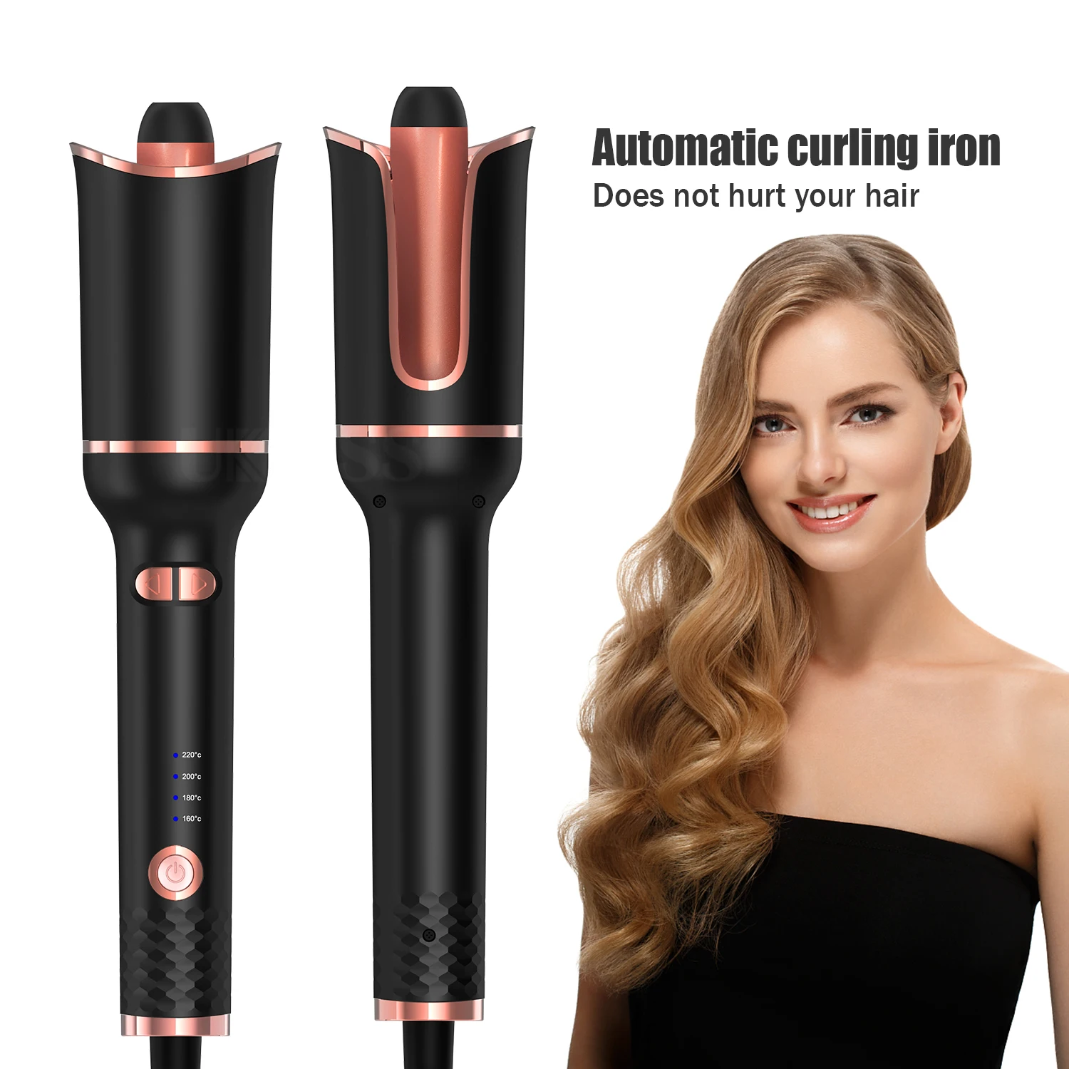 

Automatic Curling Iron Rotating Professional Curler Styling Tools for Curls Waves Ceramic Curly Magic Hair Curler Iron Wave Wand