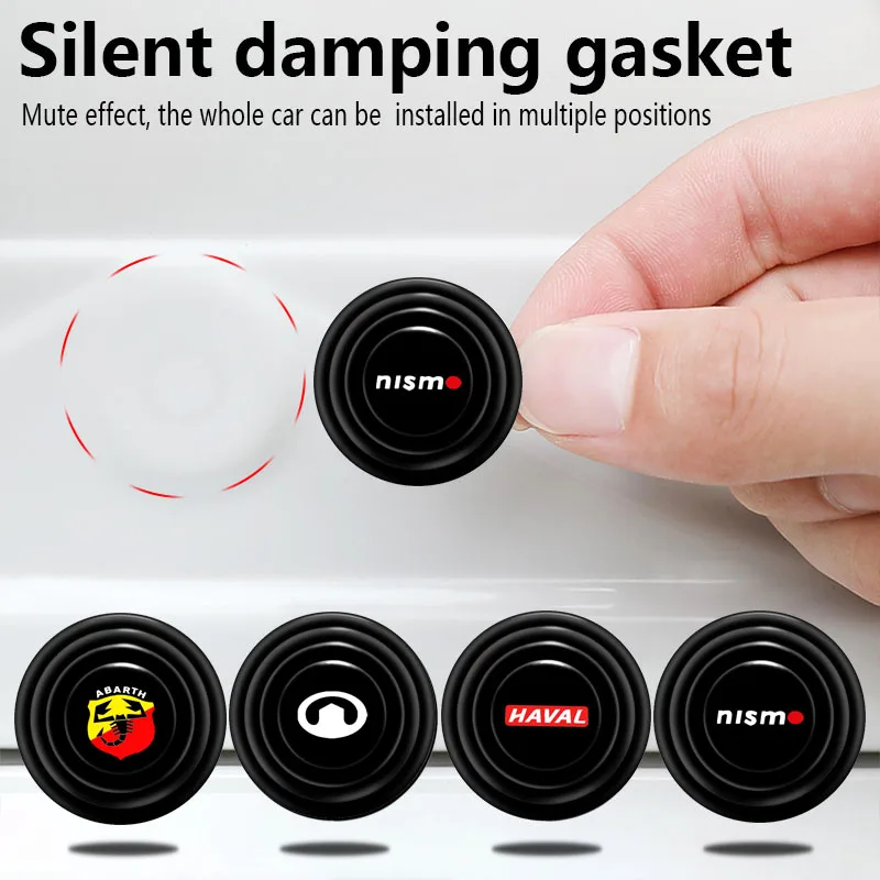 

4pcs Car Door Damping Absorber Protection Stickers For Mercedess Benzs AMGs W212 W213 W205 W177 V177 W247 W176 GLA GLC X253 W166