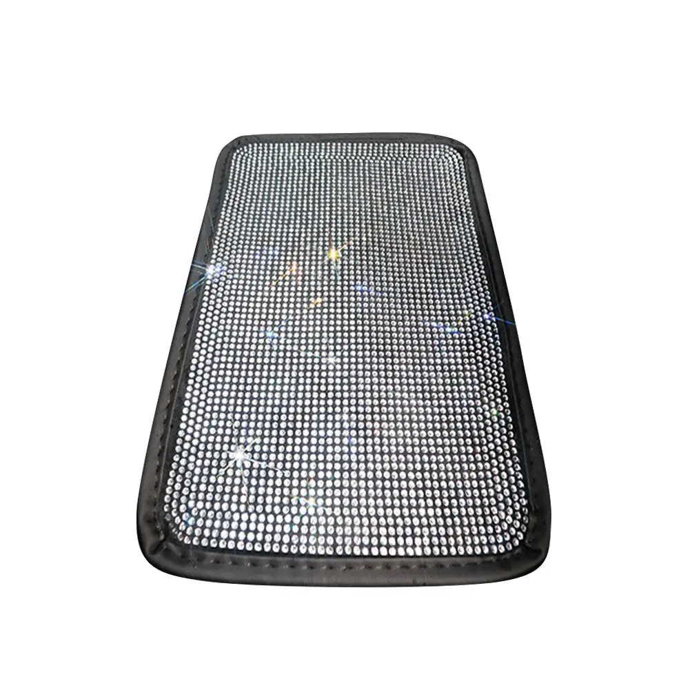 Накладка на подлокотник автомобиля стразы кристаллы бриллианты блестящая