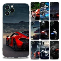 the sports cars clear phone case for iphone 11 12 13 pro max 7 8 se xr xs max 5 5s 6 6s plus soft silicon