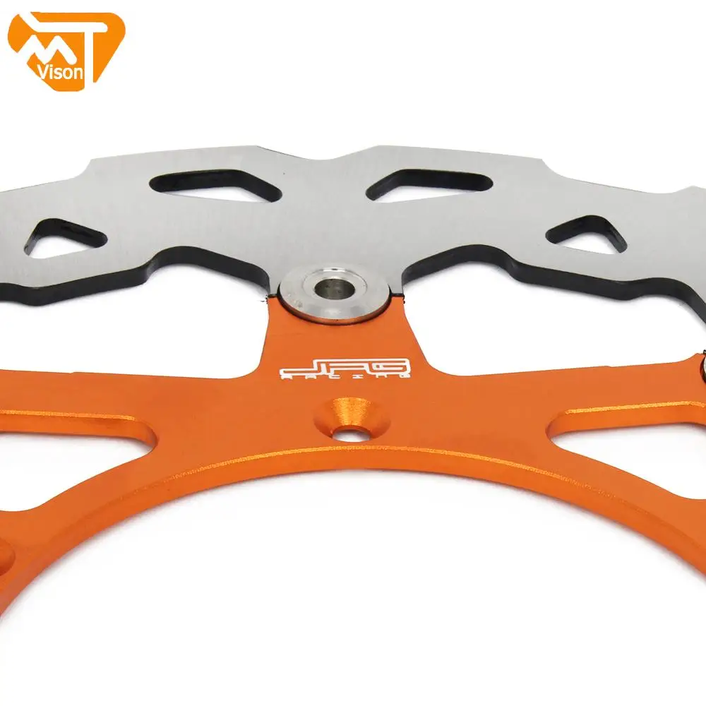 Motorcycle Dirt Bike Front Floating Brake Disc Rotor And Bracket For KTM EXC SX GS MX SXS MXC 125 200 250 300 350 380 1991-2009 |