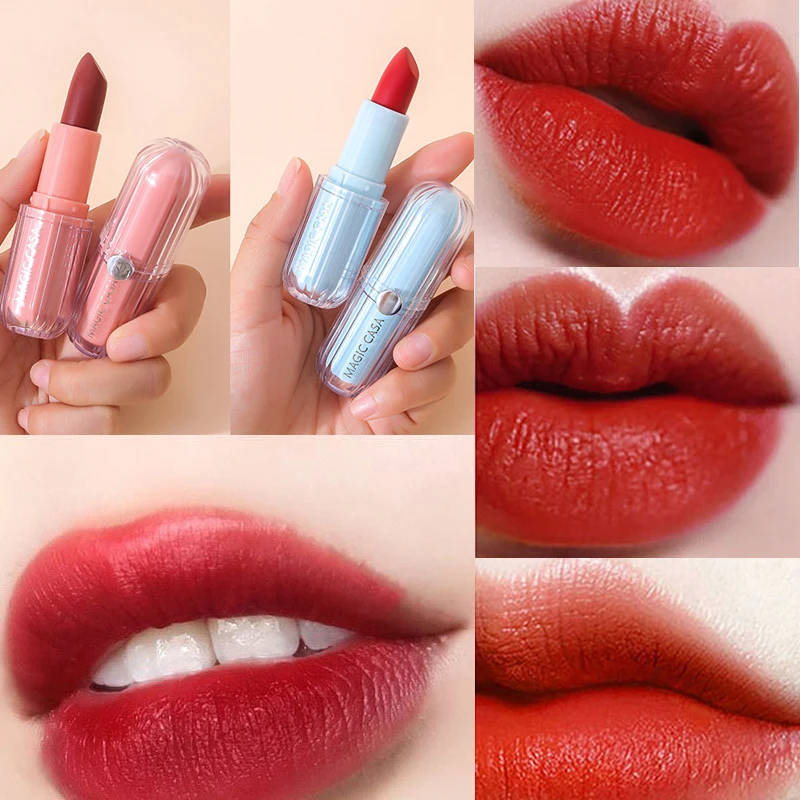 1 шт красный в комплекте бархатный Увлажняющая помада Водонепроницаемый