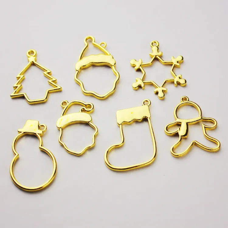 Рождественская рамка с открытым ободом Шарм Санта-Клаус очаровательная