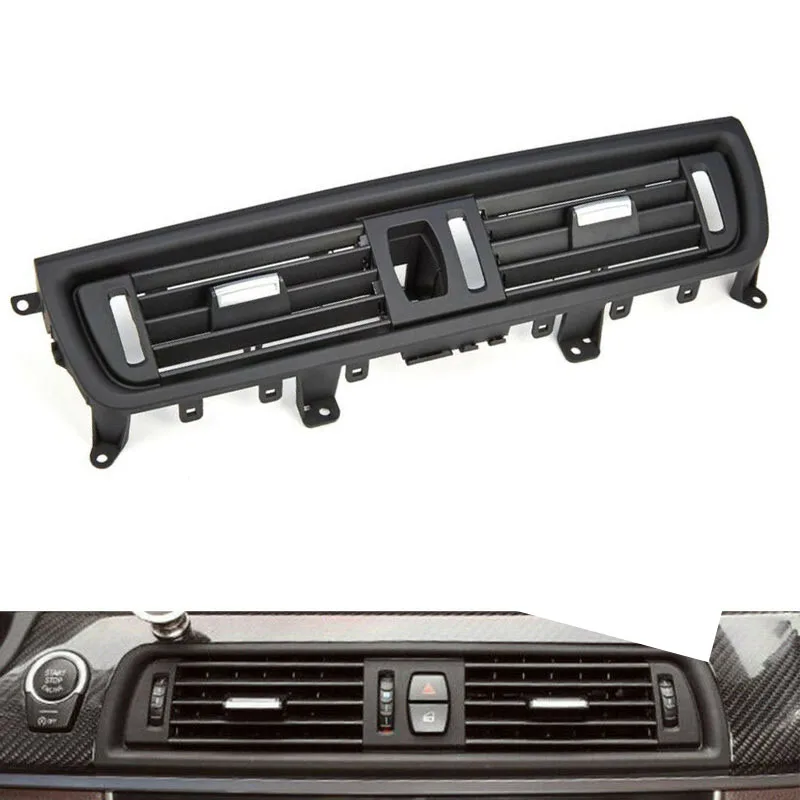 Авто Передняя консоль гриль тире выход AC вентиляционное отверстие для BMW F10 F11 F18 5