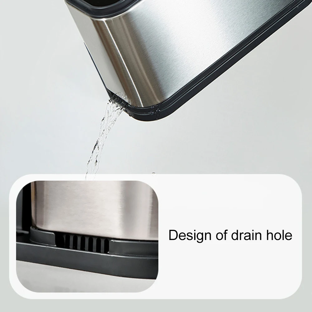 

Space Saving Large Capacity Kitchen Cutter Multipurpose Stainless Steel Utensil Storage Holder Gift Cutting Board Countertop