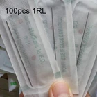 100 шт. стерилизованные тату-иглы для бровей 0,4x50 мм 1RL тату-иглы для перманентного макияжа для огромного солнечного света