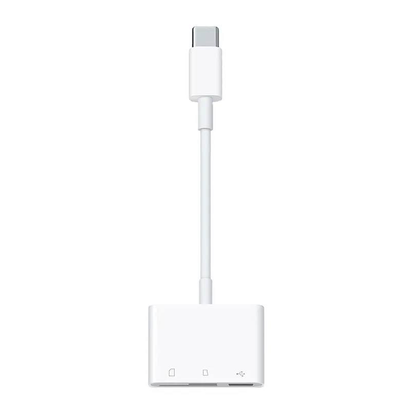 Адаптер USB Type C 50 шт./лот устройство для чтения карт памяти TF SD OTG записи флэш-памяти