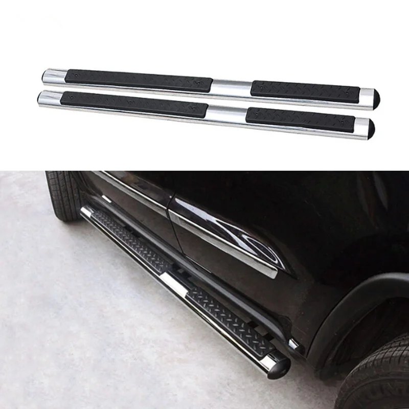 Внедорожный алюминиевый сплав Серебряный боковый шаг Nerf бар для Jeep Grand Cherokee 2011 +
