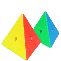 yuxin heiqilin pyramid magic cube bricks block brain teaser toy for brain training toys for children cubo magico