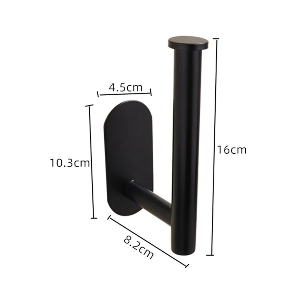 

Not-punch Kitchen Roll Paper Accessory Wall Mount Toilet Paper Holder Stainless Steel Bathroom Tissue Towel Accessories In stock