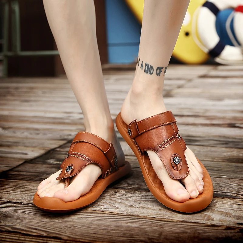 flip for hombre shoes men designer sandale slides casual rubber 2020 sandalsslippers leather sandalen roman safety uomo flops