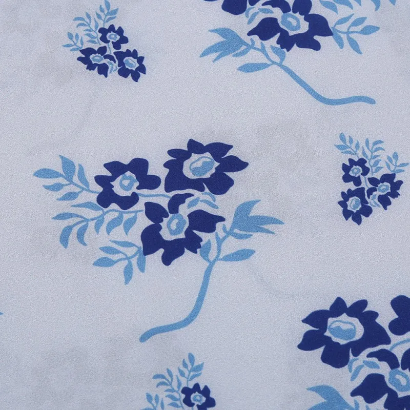 

Spring Ladies Short Sleeve Printed Floral Nightdress Casual Long Dress