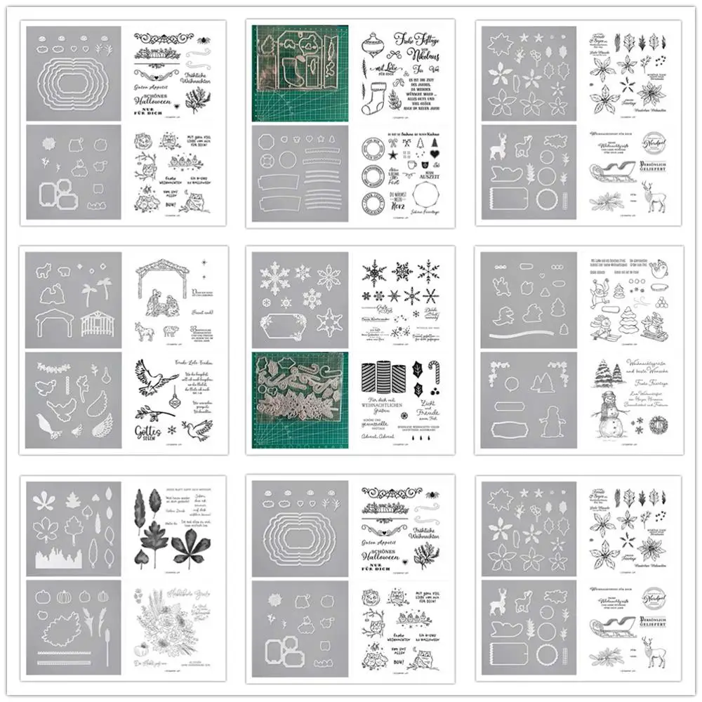 

French Metal Cutting Dies and Stamps For DIY Scrapbooking Paper Craft Handmade Card Punch Art Cutter Decorative