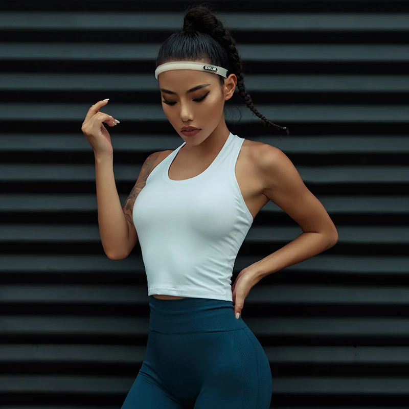 Женский спортивный жилет для йоги футболка бега и фитнеса топ женский