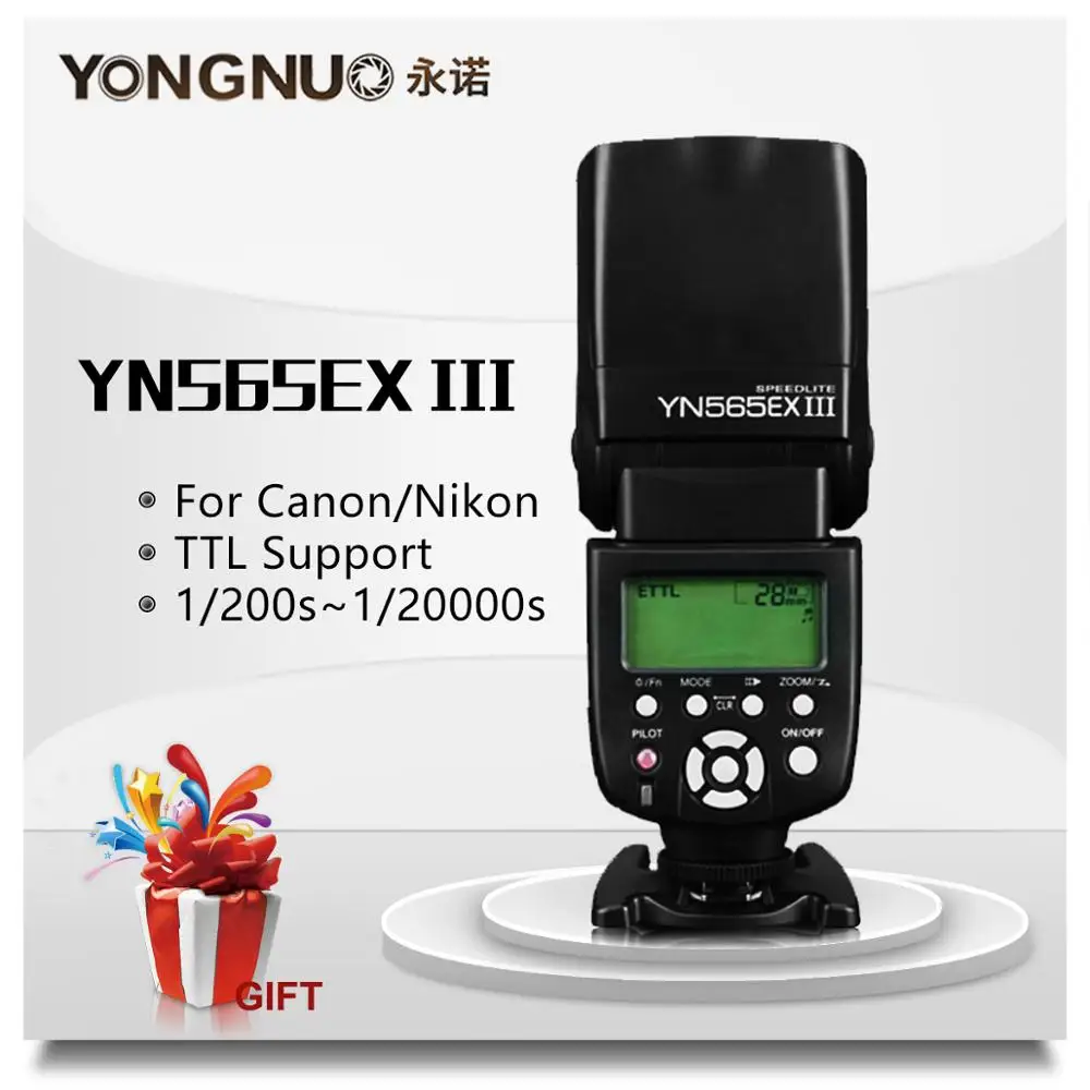 Светодиодная лампа для видеосъемки Yongnuo YN 568EX III YN568 EX Беспроводной ttl HSS Вспышка