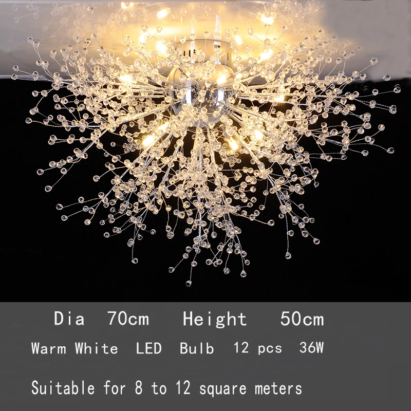 Ganeed современный имитация кристалла Acrly светодиодный G4 Celling lights 8 Arms светильник