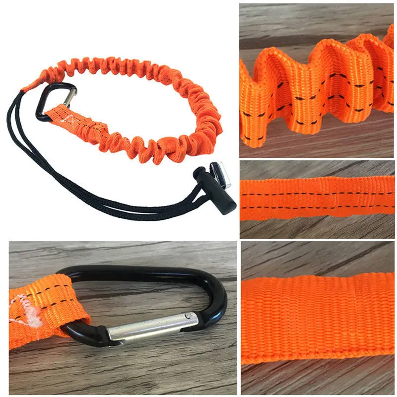 

Hot Carabiner Retractable Lanyard Safety Rope Telescopic Elastic Climbing Tool MVI-ing