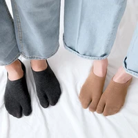 japanese kimono flip flop sandal split toe tabi socks men women split 2 toe tabi foot finger cotton socks