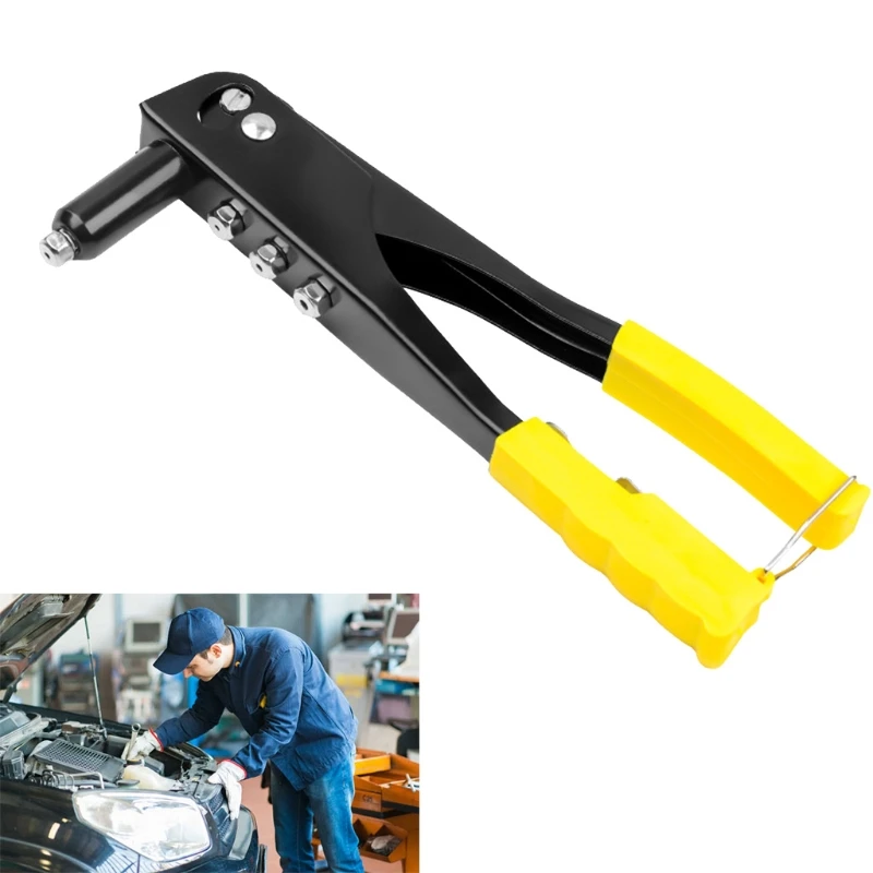 

4-size Head 2.4mm 3.2mm 4.0mm 4.8mm 3 in 1 Hand Multifunctional Riveting Gun Superior Strength Furniture Repair