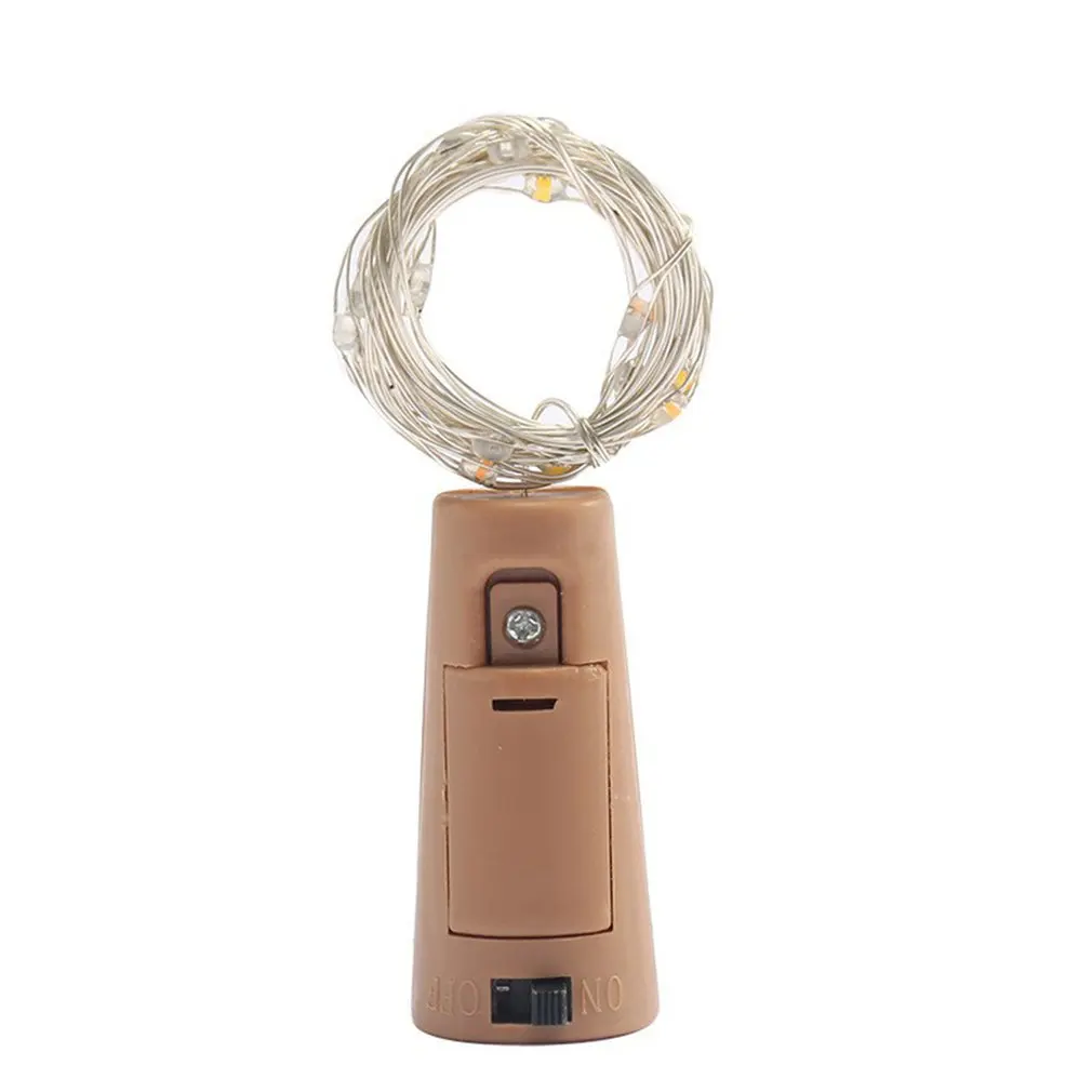 

Wine Bottle Stopper Copper Wire Lamp String Bedroom Creative Room Decoration Lanterns Wine Bottle Lamp String