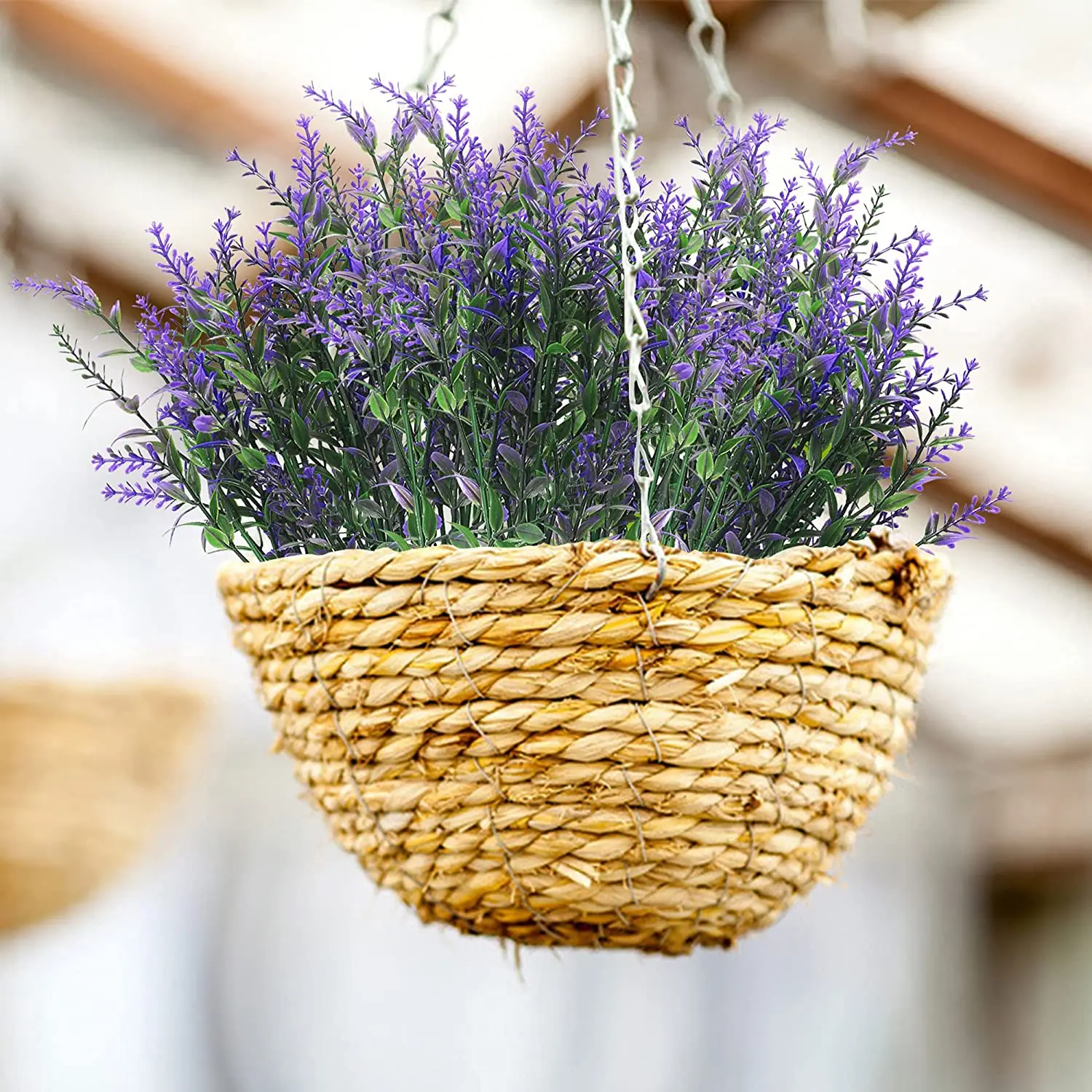 

Artificial Lavender, Flowers and Plants are Suitable for Decorating Home, Bedroom, Garden, Office, Terrace, Table Decoration