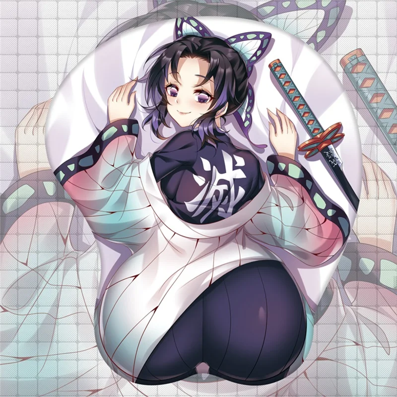 Аниме Demon Slayer:Kimetsu no Yaiba Tanjirou Kamado Nezuko Kochou Shinobu косплей 3D мягкий гелевый игровой