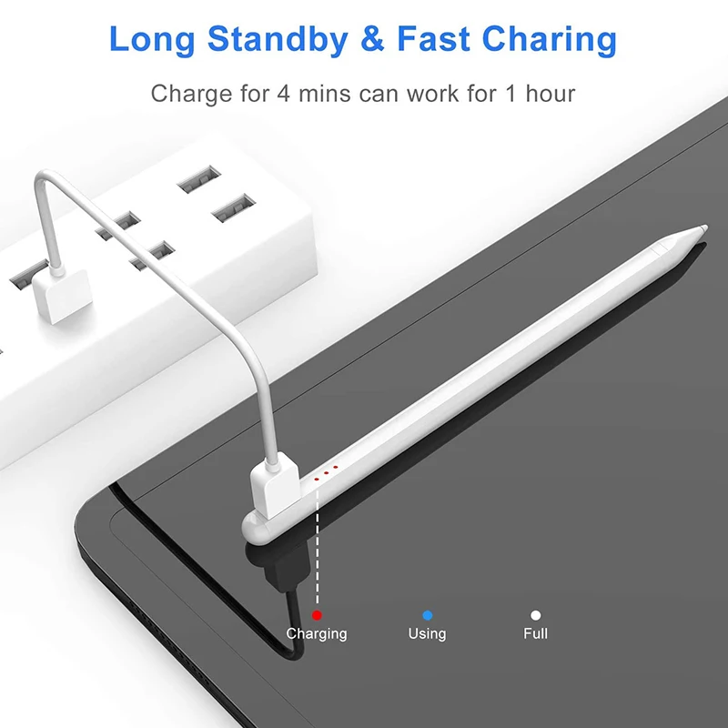 Стилус-карандаш совместимый с ipad 2018-2020 сенсорная ручка для работы обучения