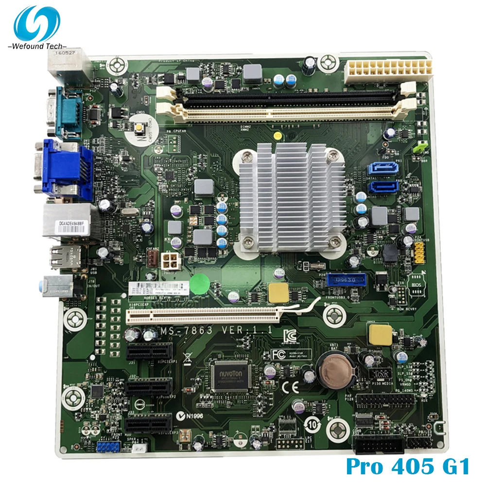 

100% Working For HP Pro 405 G1 MT MS-7863 Motherboard 729643-001 729726-001