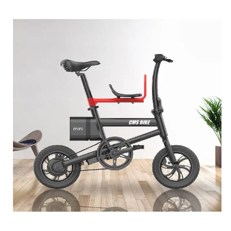 CMSBIKE Умный складной электрический велосипед 36В 250 Вт 12 дюймов шины 25 км/ч Макс
