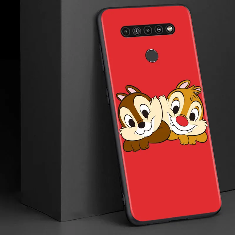 

Disney Chip 'n' Dale for LG G8 G8S G8X V30 V35 V40 V50 V60 ThinQ Q60 K40 K50 K51 K61 K71 K92 K62 Soft Black Phone Case