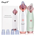 Прибор для удаления черных точек на лице CkeyiN, вакуумный очиститель акне, прыщей, очищающее устройство для пор, инструмент для ухода за кожей лица