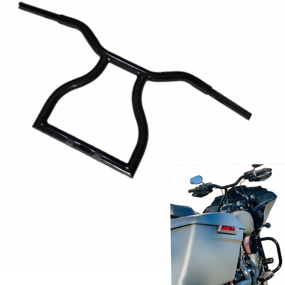 Мотоциклетная вешалка 1 дюйм T образная лента 13 дюймов для Harley Sportster Dyna Electra Glide Softail