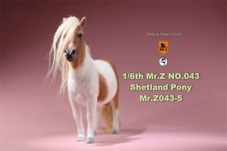 MR. Z животных модель MRZ043 1/6 Shetland с рисунком Пони для Модель аксессуар все 5 видов