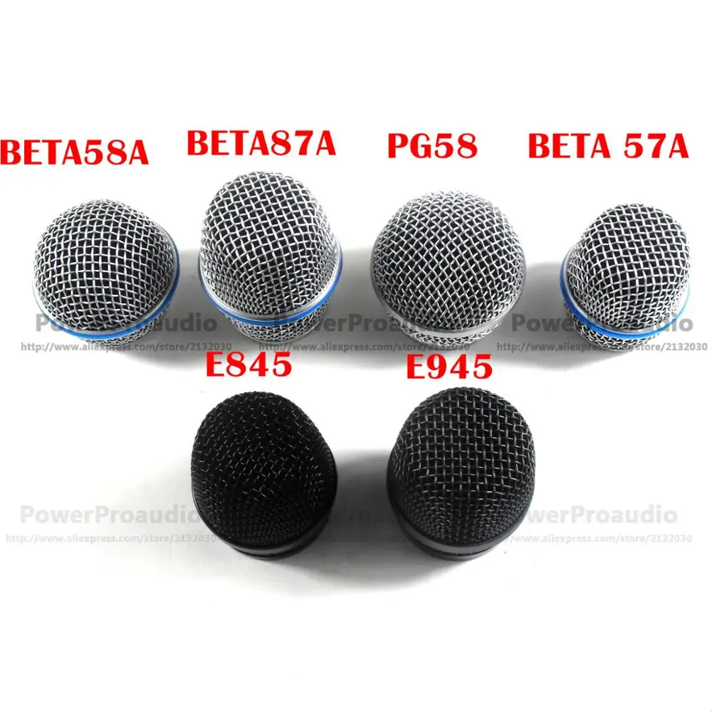 10 шт. Высококачественная новая сменная шариковая головка сетка для Shure BETA58A BETA87 PG58