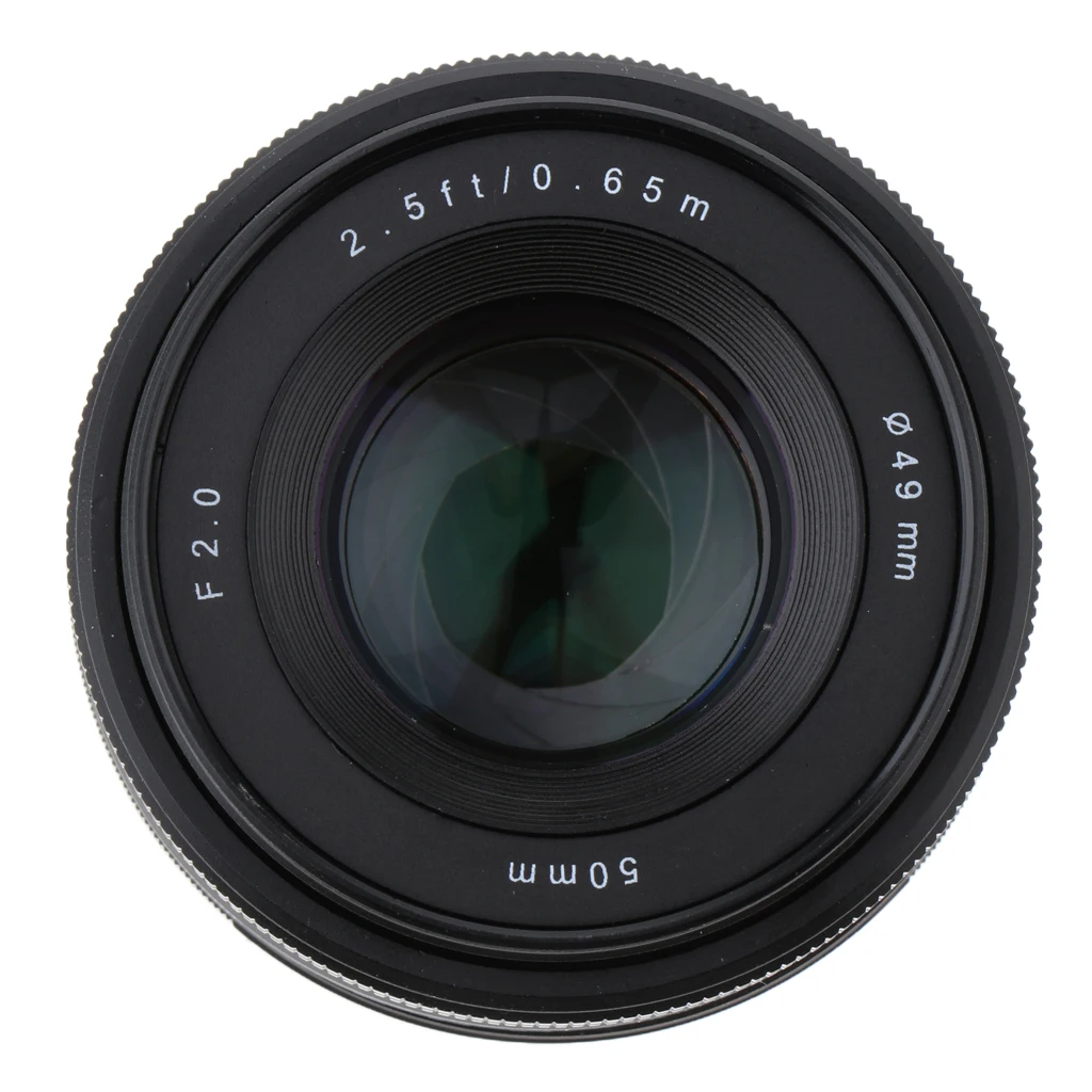 50 мм f/2,0 HD ручной фокус MF Prime объектив для Olympus Panasonic M4/3 Micro Four Third EM1, M, M10, EP5, GH3/4