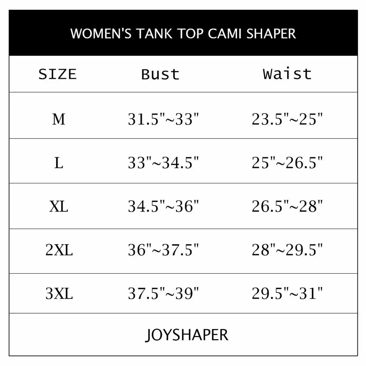 

Joyshaper Elasticity Breathable Tops Comfortable Tops Compression Bust Padded Fit Vest Workout Shaper Sleeveless Tummy Control