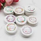 3 см новейший цветочный стиль сделай сам, спасибо, подарки, подвесная бирка с принтом ручной работы, Счастливого Рождества, подарки вечерние, ювелирные изделия, ярлык