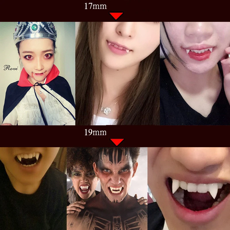 Хэллоуин украшения оборотень зубные протезы реквизит дьявол призрак зомби