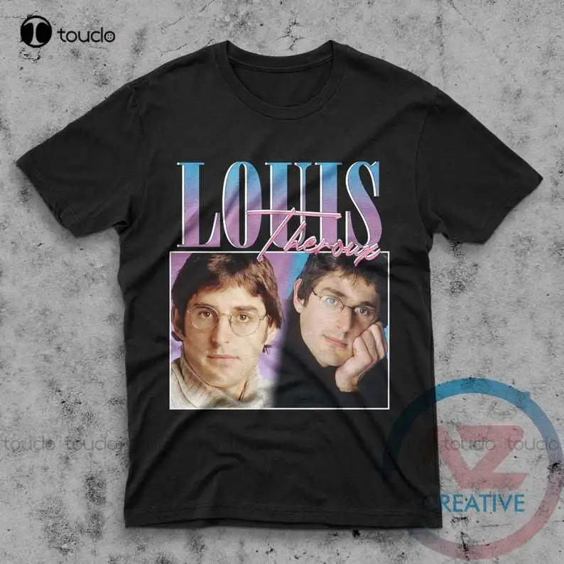 

Louis Theroux Rap Hip Hop 90S Retro Vintage T Shirt Short-Sleeve Unisex Black T-Shirt Birthday Tee Shirt S-5XL Unisex