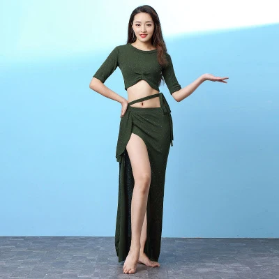 Женский костюм для танца живота Одежда танцев одежда тренировок сексуальная