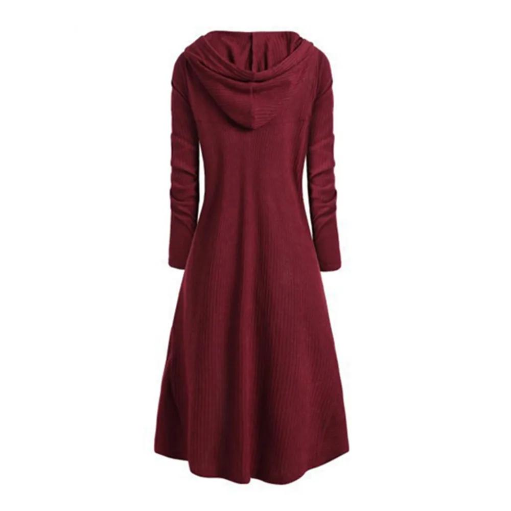 Женский Длинный плащ в готическом стиле с капюшоном викторианском | Женская