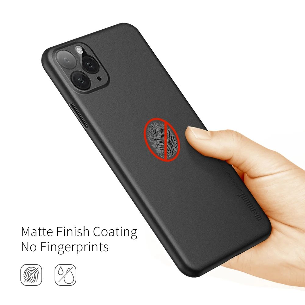 Тонкий чехол memumi для iPhone 11 Pro Max 6 5 дюйма 2019 0 3 мм Ультратонкий матовый тонкий с
