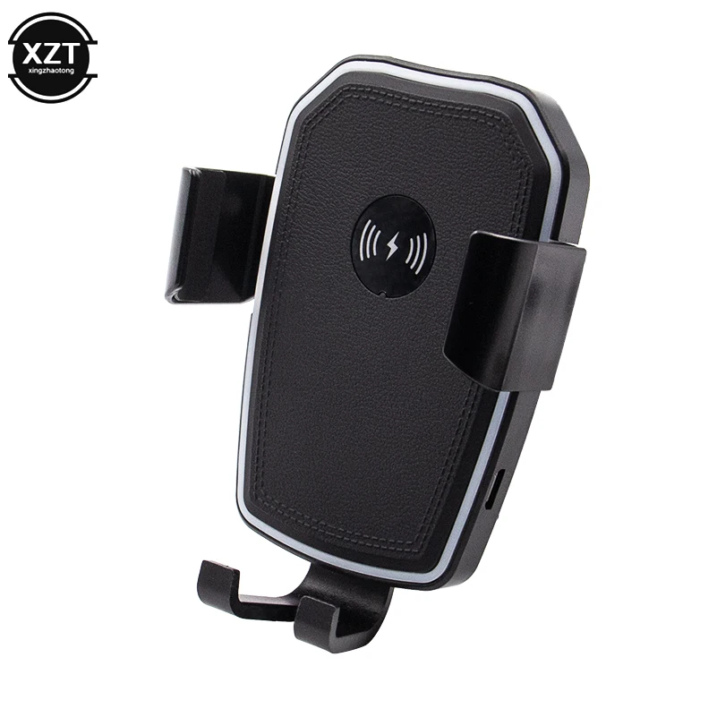 Индукционная 10 Вт QI автомобильный держатель Беспроводное зарядное устройство
