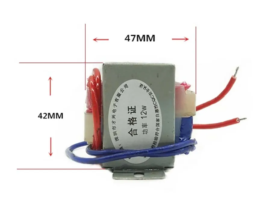 EI48 12W/VA Power Transformer Input AC 220V/50Hz Output Single/Dual 6V 9V 12V 15V 18V 24V 30V 36V 48V Copper Core | Строительство и