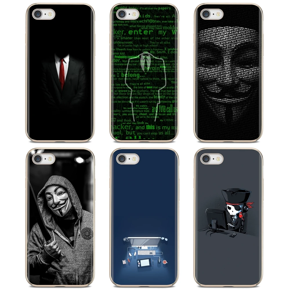 Hackers обои для iPhone 11 Pro 4 4S 5 5S SE 5C 6 6S 7 8X10 XR XS Plus Max iPod Touch тонкий силиконовый мягкий