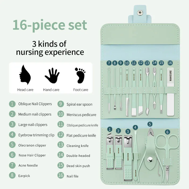 16 шт. набор ножниц из нержавеющей стали для удаления кутикулы | Красота и здоровье