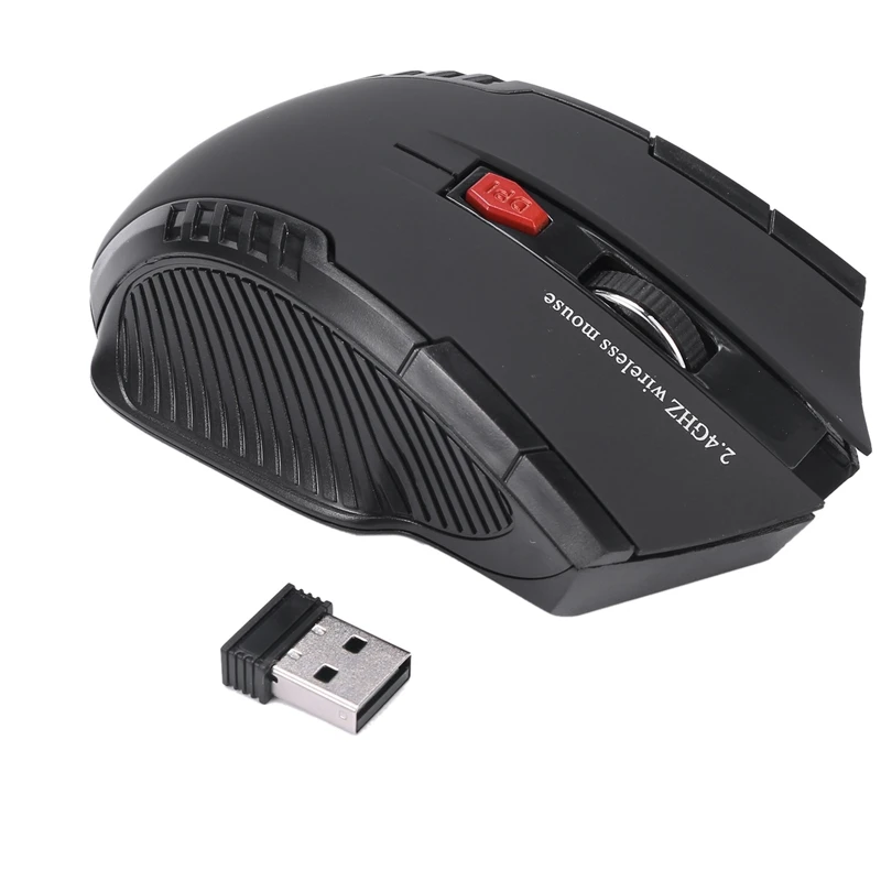 1 Pcs 2.4Ghz Wireless Mouse with Usb Receiver & 1 Set Webcam Camera Video Dedicated Hd Camera-Us Plug