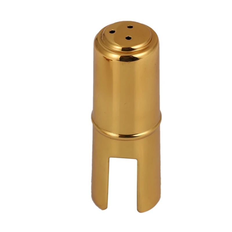 

Sax Mouthpiece Tone Gold Plated Alto Saxophone Metal Mouthpiece + Cap + Ligature