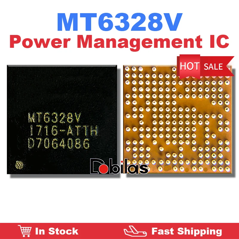 

Микросхема BGA Power IC для Meizu Charm Blue Note 2, чип для управления питанием, интегральные схемы, чипсет, 5 шт./лот MT6328V