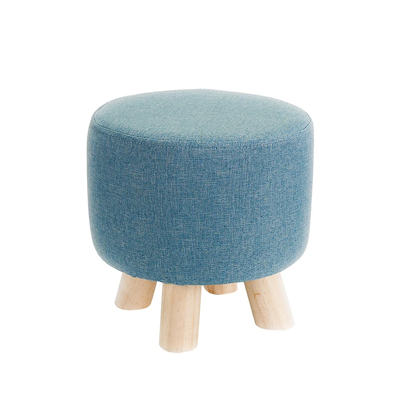 Круглый чехол для стула однотонный эластичный Чехол многоцветный съемный низкий